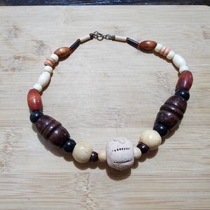 Treska funky large‎ beads boho necklace